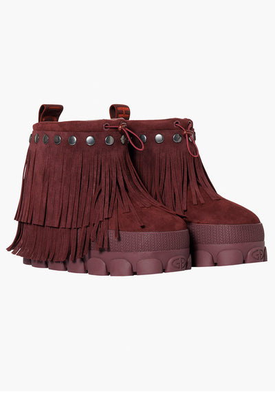 Goldbergh Vergera Snow Boot Low in Vino Rosso