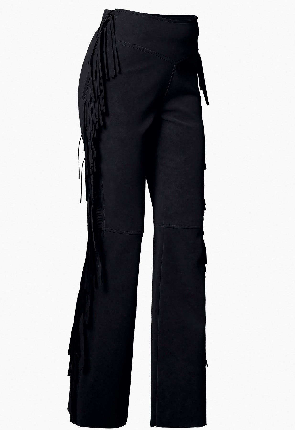 Goldbergh Lina Black Fringe Pant