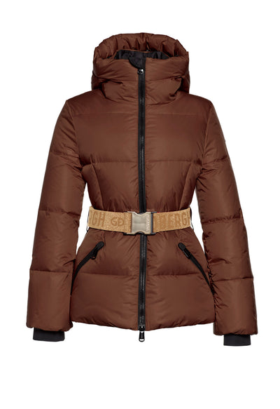 Goldbergh Snowmass Downfilled Ski Jacket in Mocha