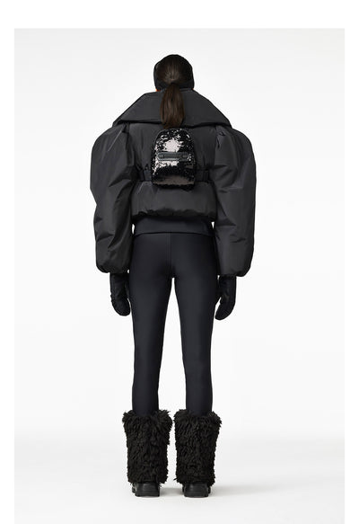 Goldbergh Lover Sequin Black Backpack