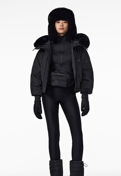 Goldbergh Cher Faux Fur Trapper Hat in Black