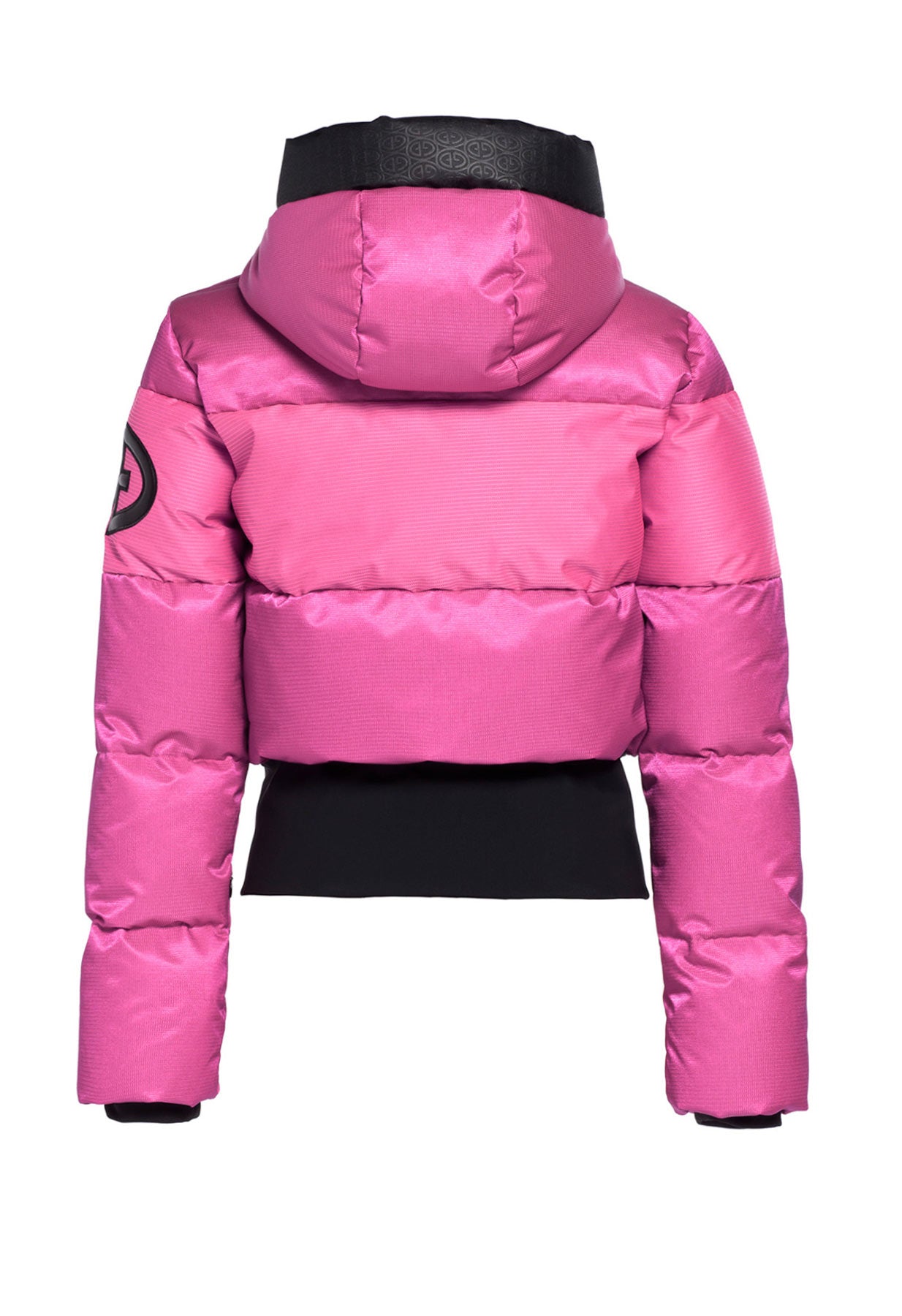 Goldbergh Fever Downfilled Bomber Ski Jacket in Pink