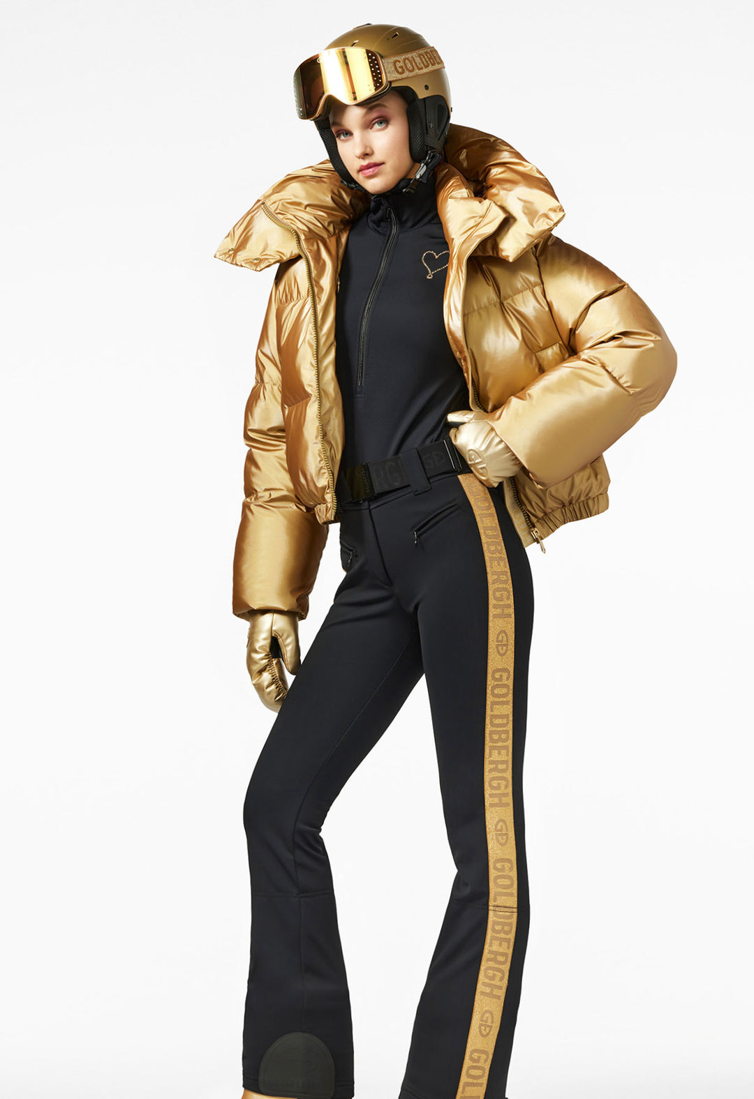 Pantalon De Ski Femme Goldbergh Golden Edge - Taille 6, Noir, Neuf Avec étiquettes