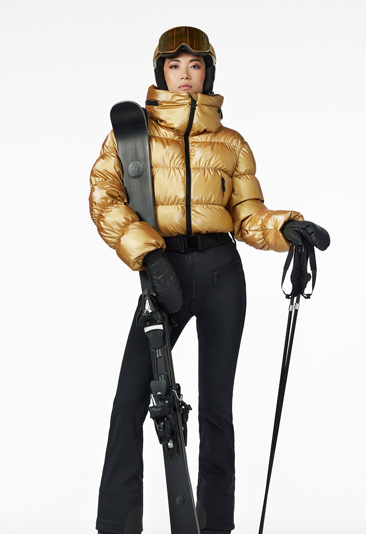 Goldbergh Khloe Ski Helmet in Gold