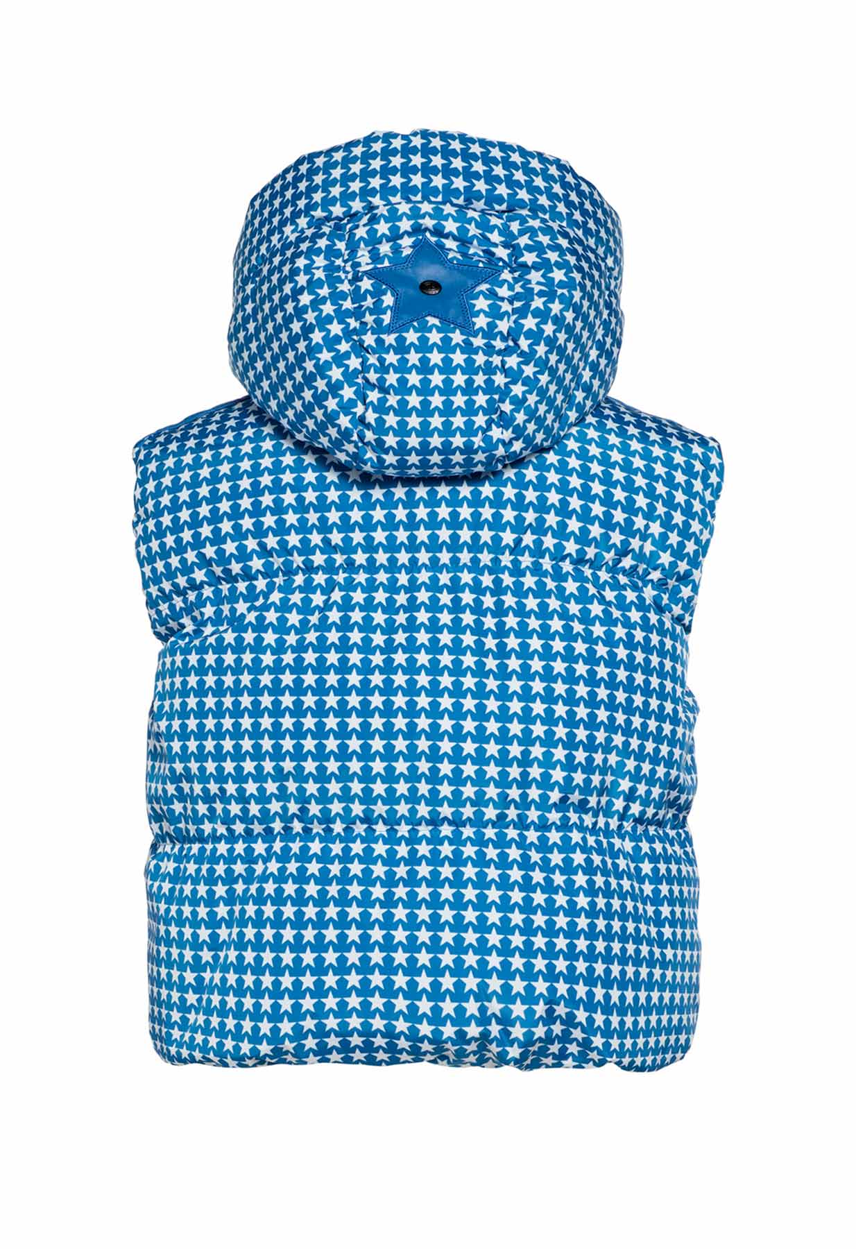 Goldbergh Teamplayer Downfilled Bodywarmer/Gilet in Blue Star Pattern