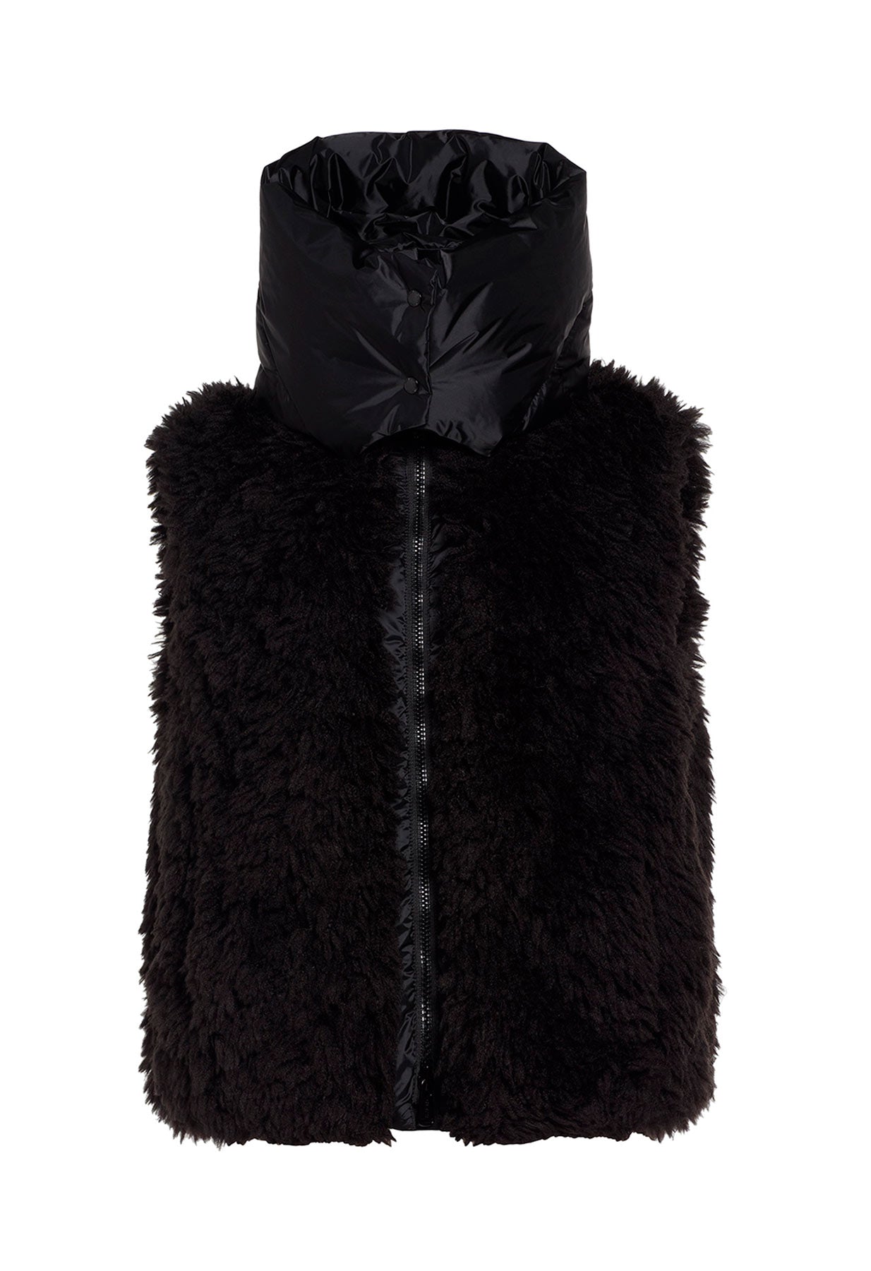Goldbergh Iffy Faux Fur Bodywarmer in Black
