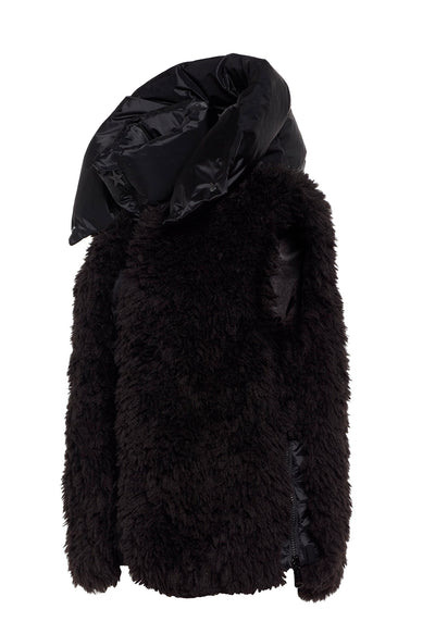 Goldbergh Iffy Faux Fur Bodywarmer in Black