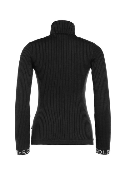 Goldbergh Mira Polo Neck Jumper in Black