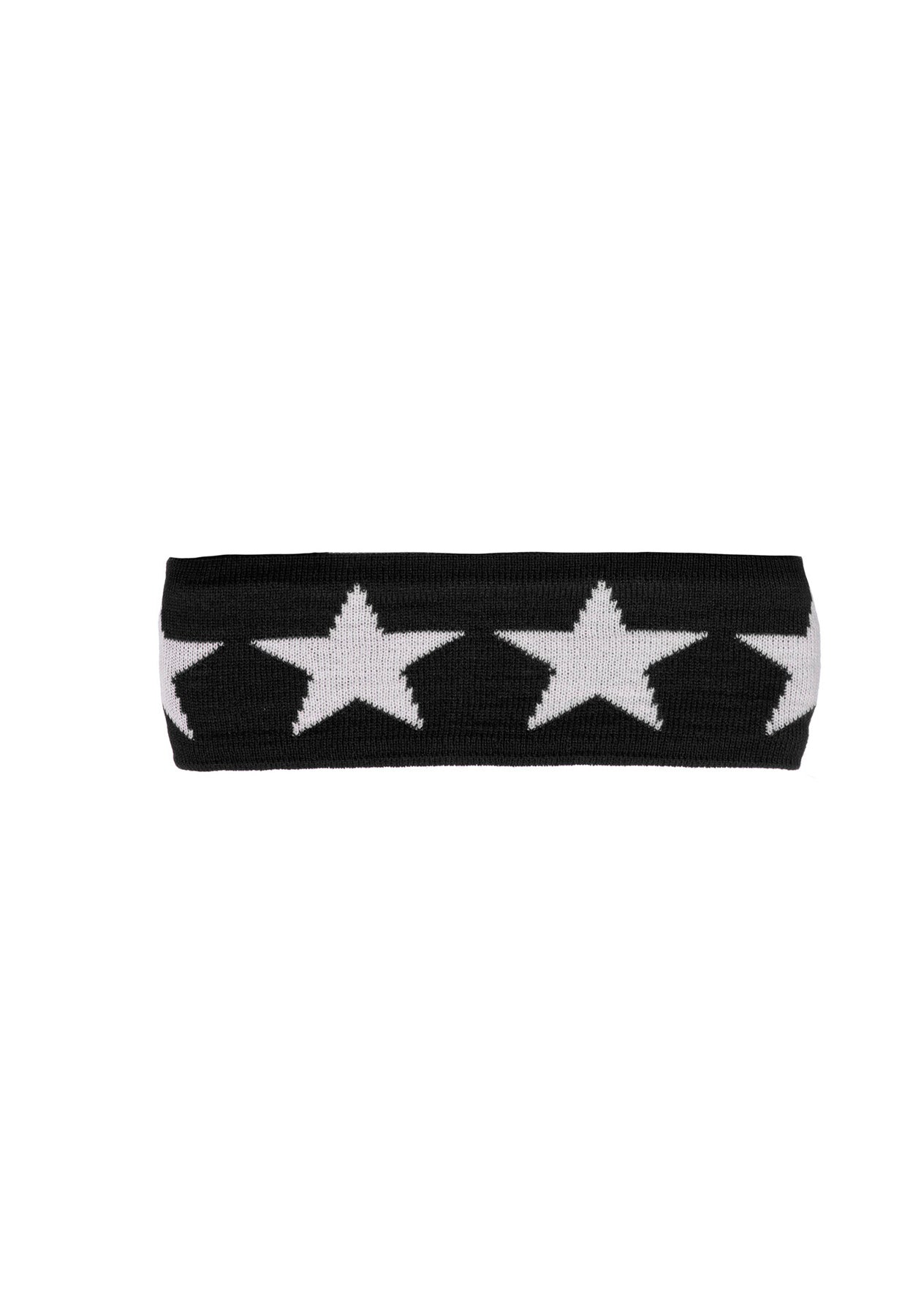 Goldbergh Cosmic Knit Headband in Black