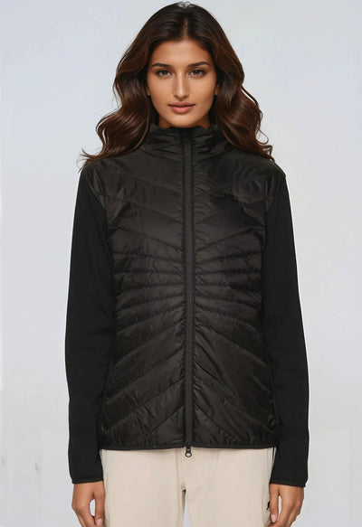 J Lindeberg Gemma Hybrid Jacket in Black