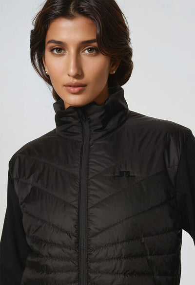 J Lindeberg Gemma Hybrid Jacket in Black