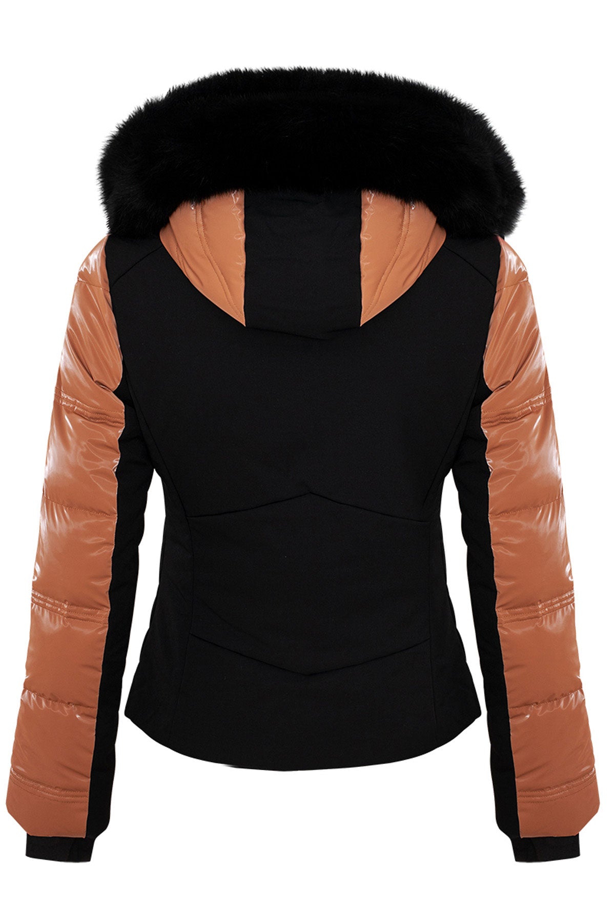 High Society Alyssa Marone Down Ski Jacket with Faux Fur Hood