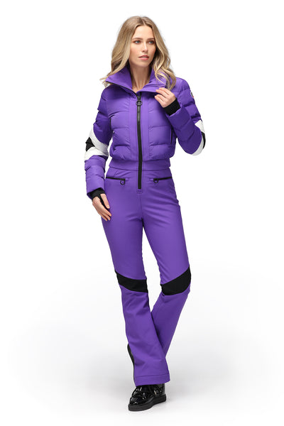 Fusalp Ski Suit Clarisse in Ultraviolet and Noir