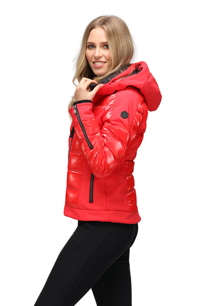 Kelly by Sissy Paris Red Downfilled Ski Jacket