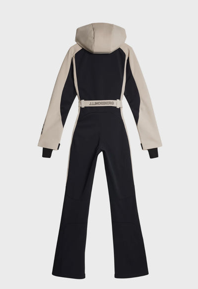J Lindeberg Jackie One Piece Ski Suit in Moonbeam