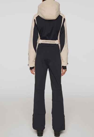 J Lindeberg Jackie One Piece Ski Suit in Moonbeam