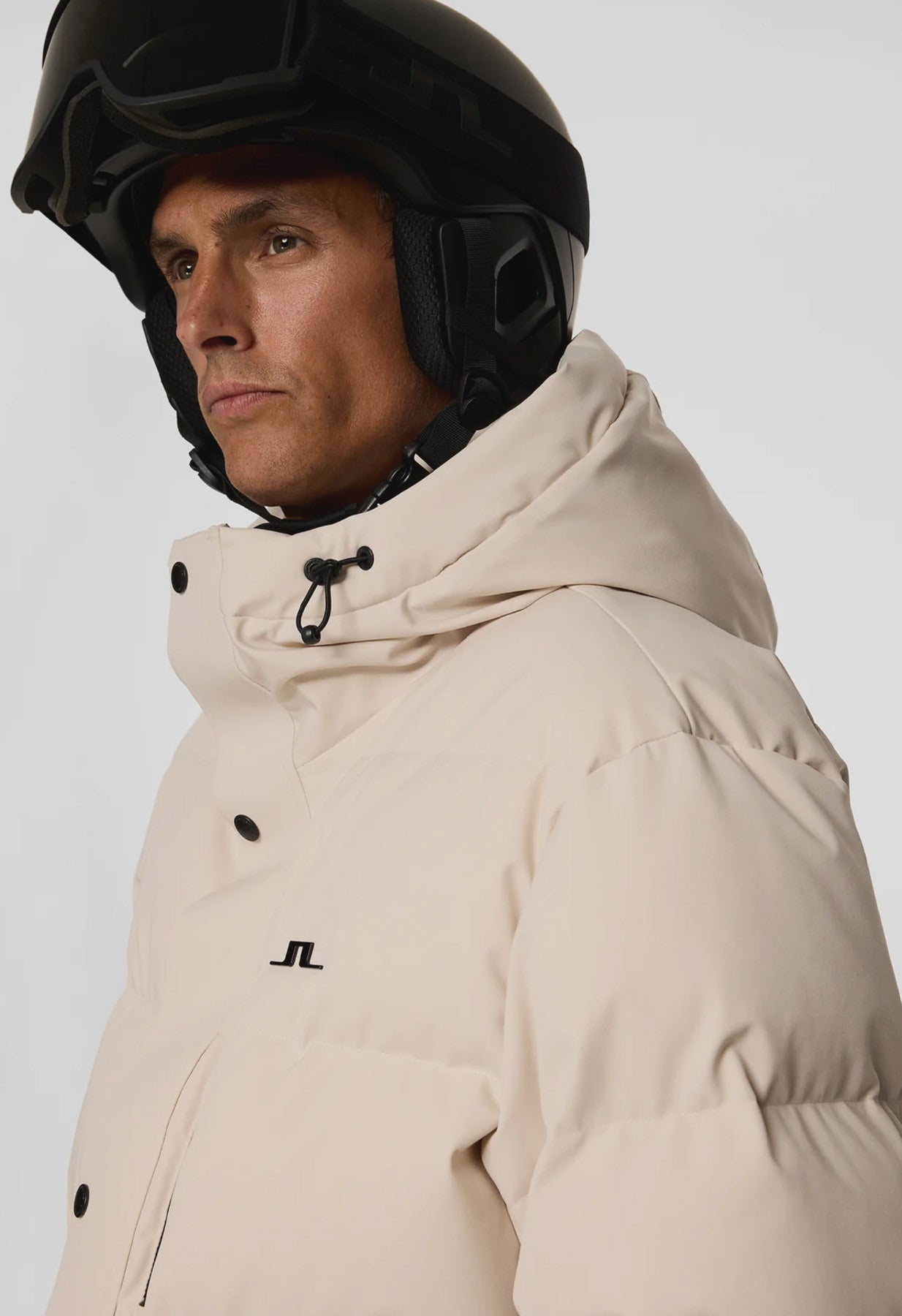 J Lindeberg Leo Men's Down Ski Jacket in Moonbeam