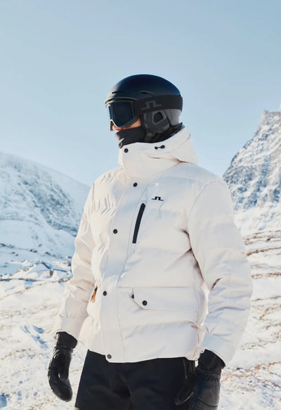 J Lindeberg Leo Men's Down Ski Jacket in Moonbeam