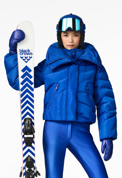 Goldbergh Liora Downfilled Ski Jacket in Dazzling Blue