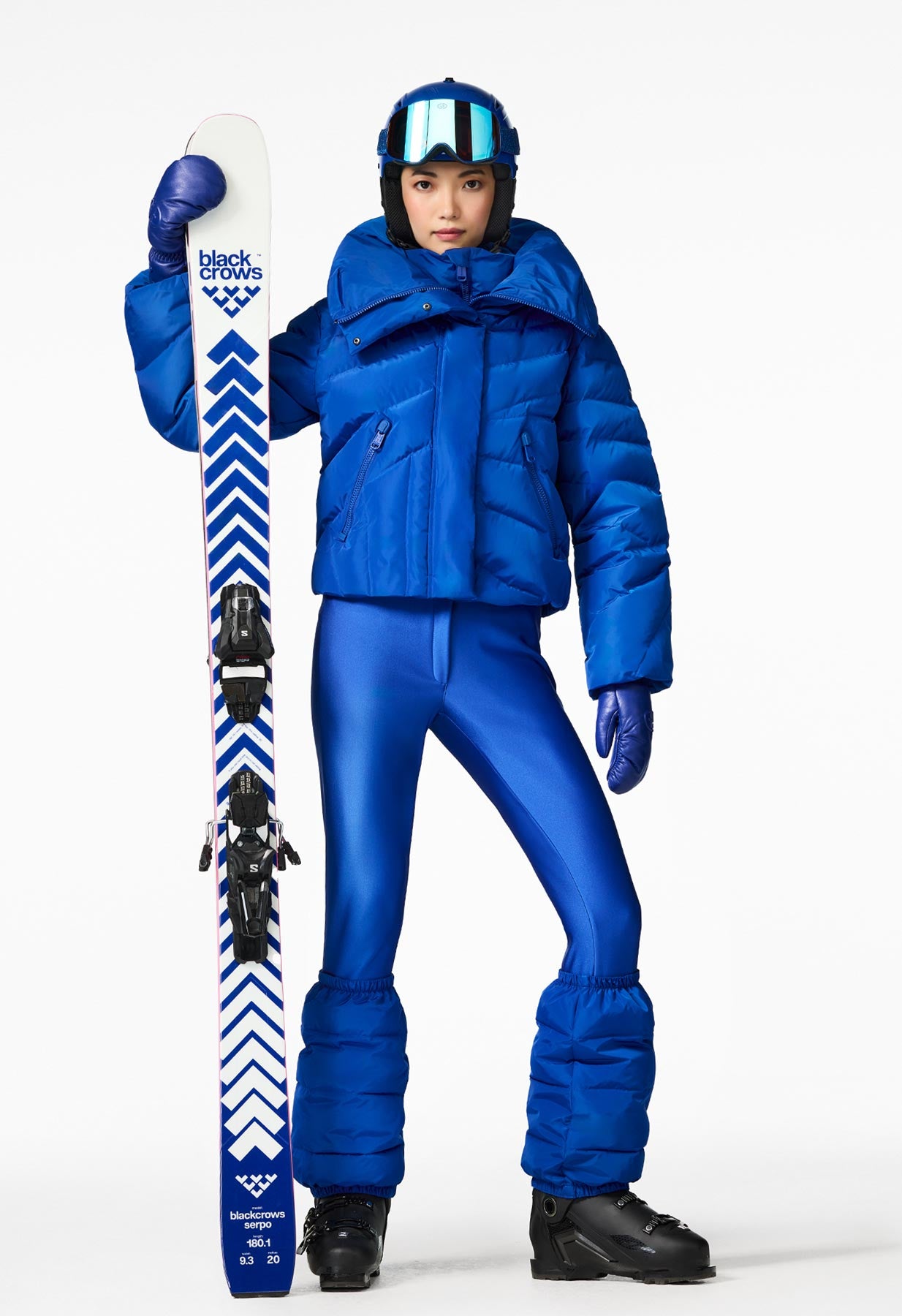 Goldbergh Liora Downfilled Ski Jacket in Dazzling Blue