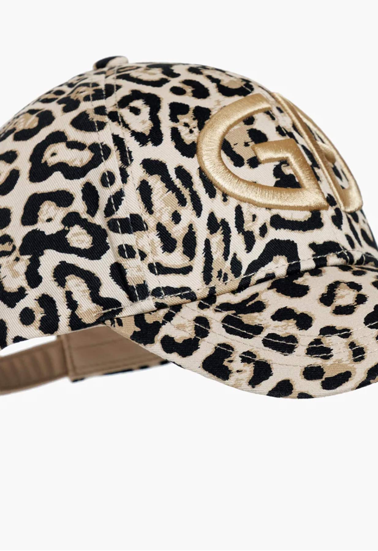 Goldbergh Milembe Peaked Cap in Jaguar Print