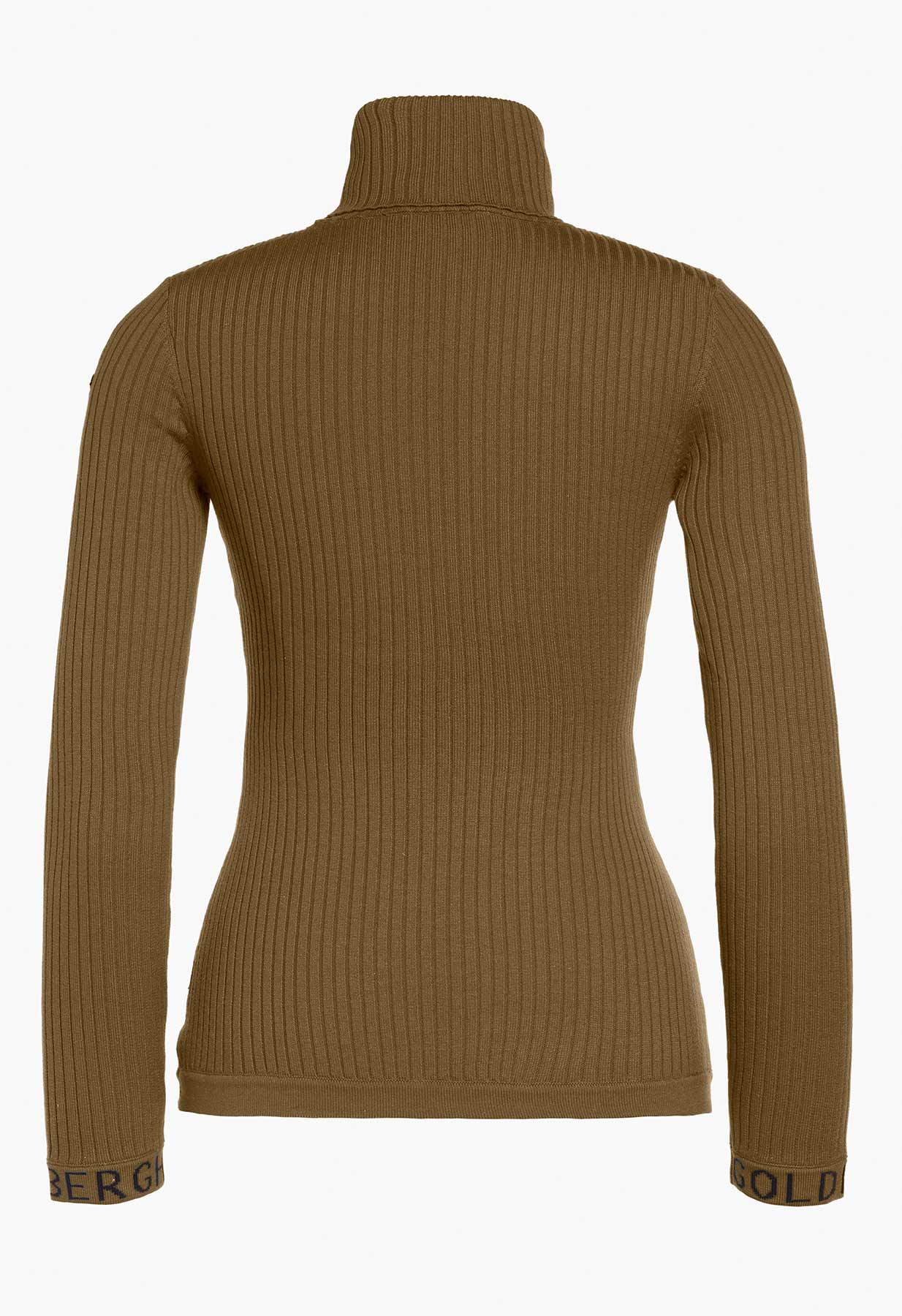 Goldbergh Mira Polo Neck Jumper in Dark Olive