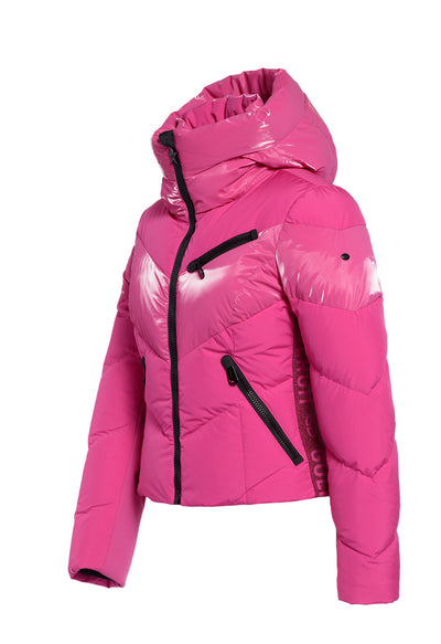 Goldbergh Moraine Pink Ski Jacket with Hood