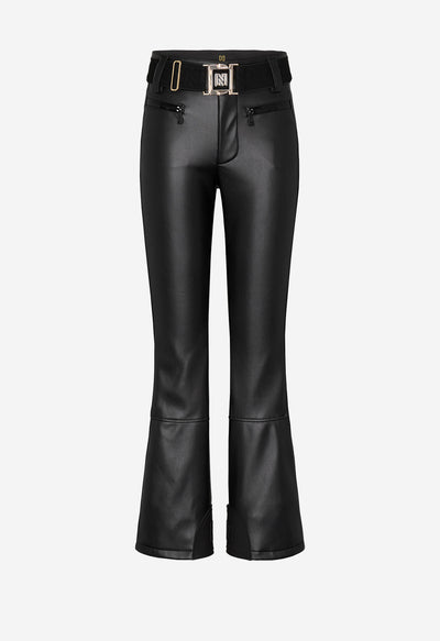 Nikkie Nye Faux Leather Ski Pant in Black