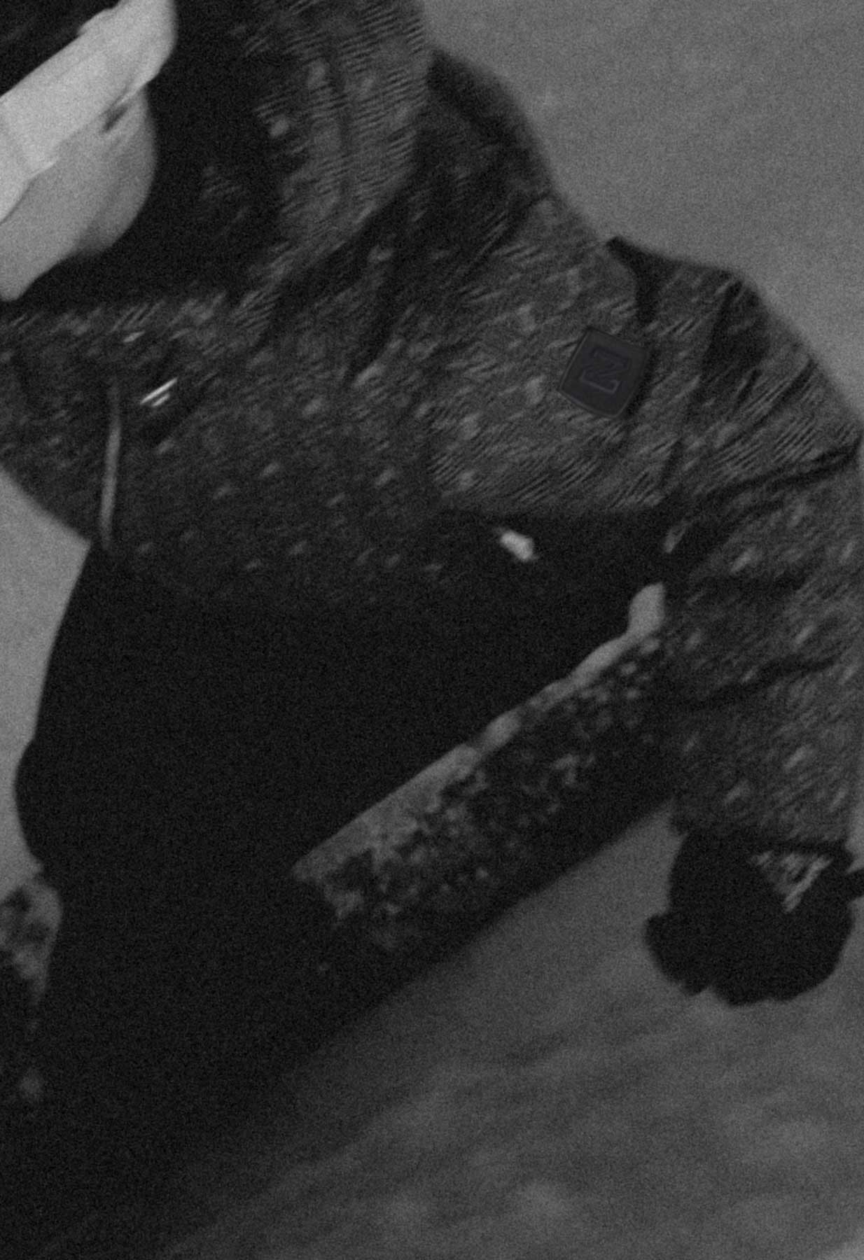 Nikkie Newport Logo Ski Jacket in Black