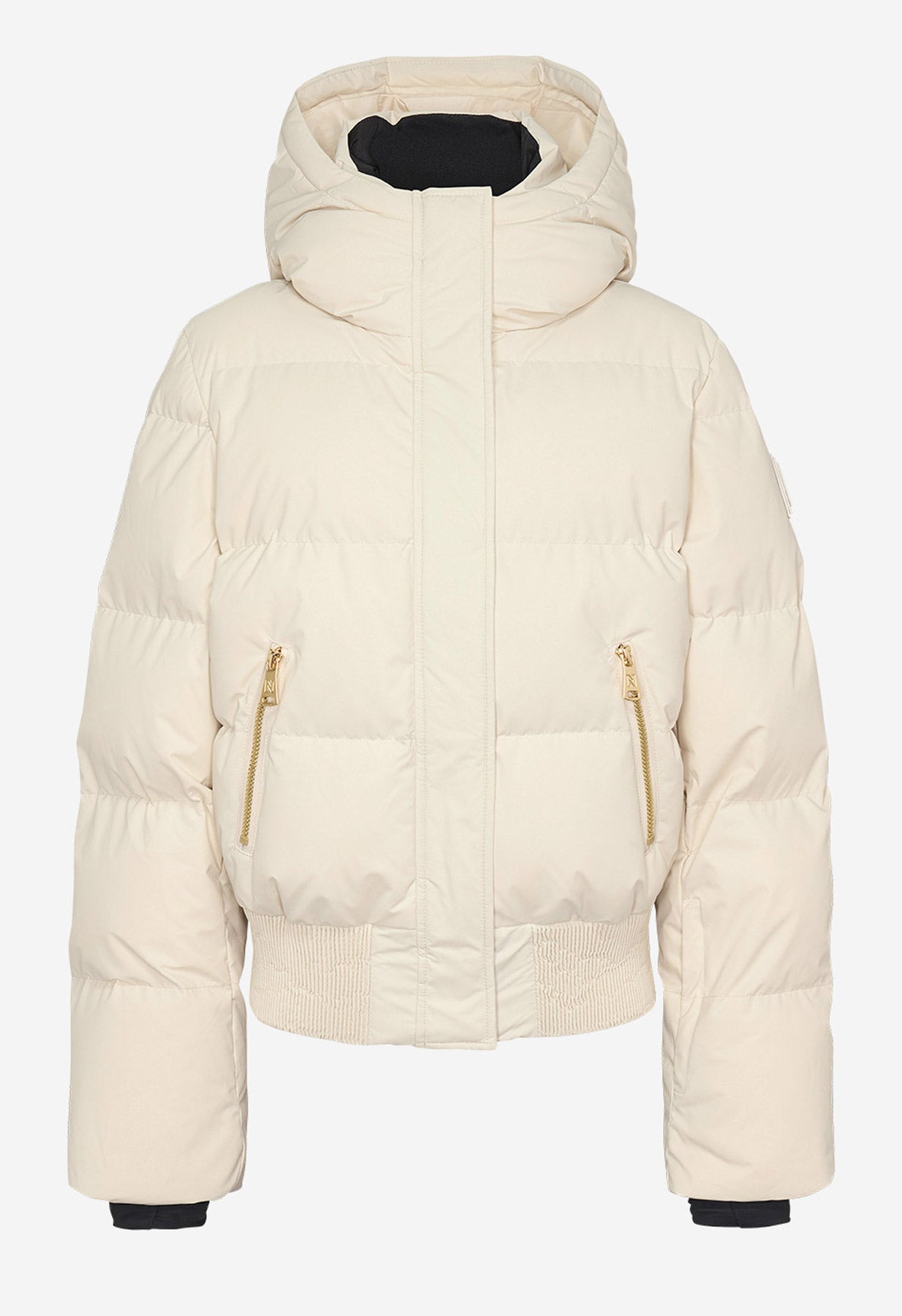 Nikkie Numa Glitter Ski Jacket in Cream