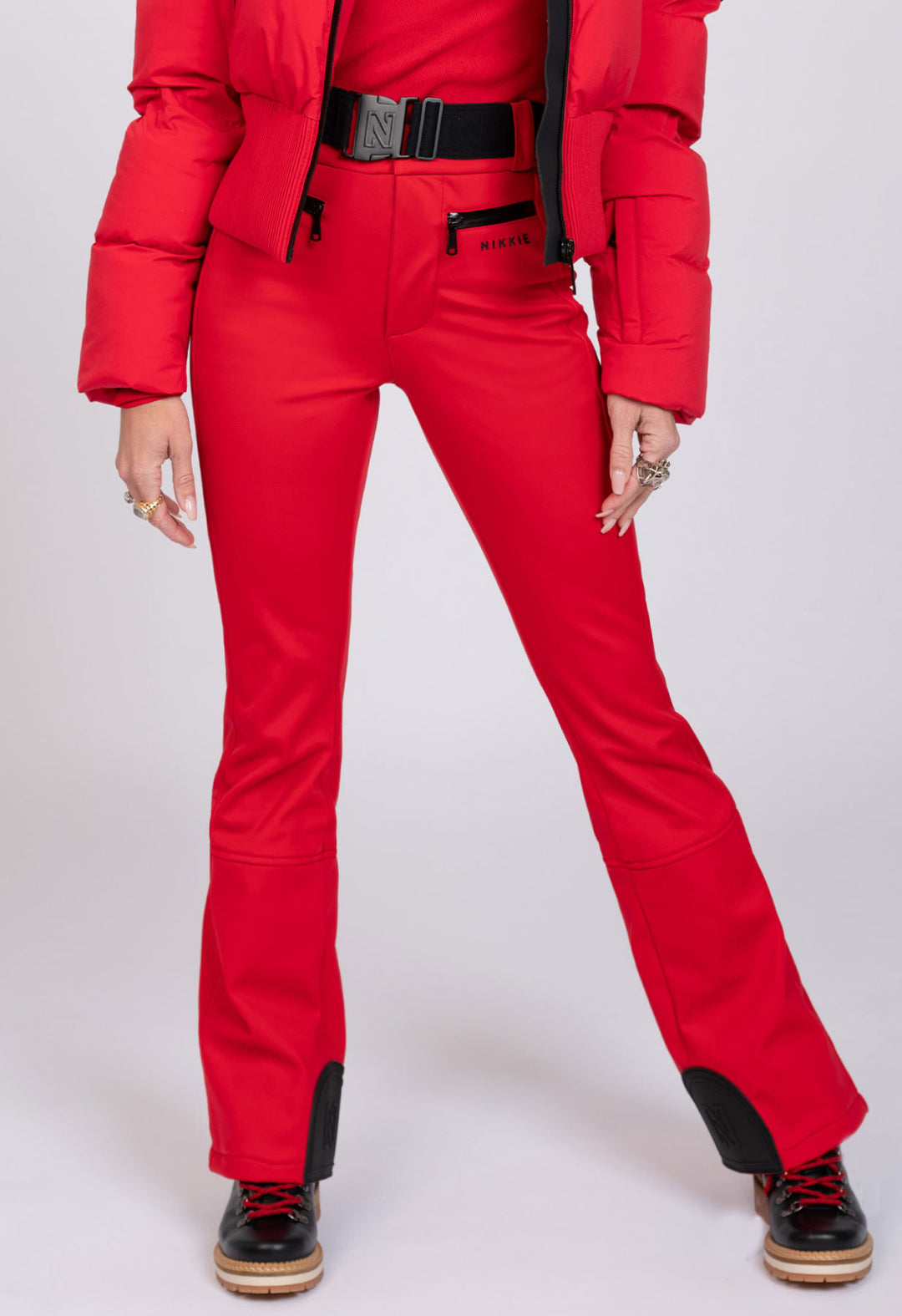 Nikkie Grace Ski Pants in Red Winternational