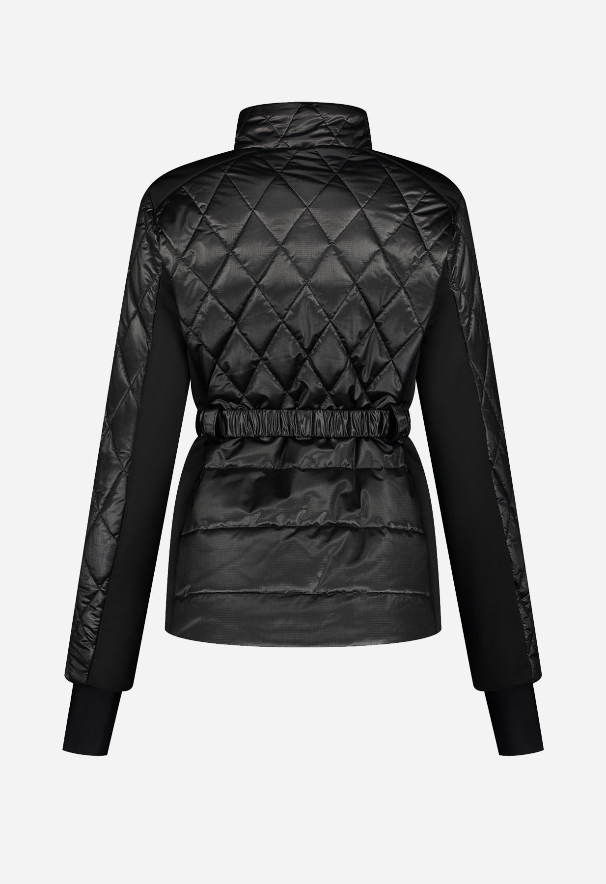 Nikkie Diamond Ski Jacket with Belt  in Black