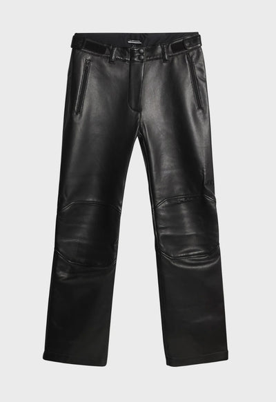 J Lindeberg Nancy Leather Ski Pant in Black