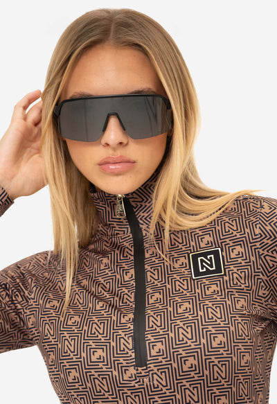 Nikkie Nantes Ski Logo Pully in Camel