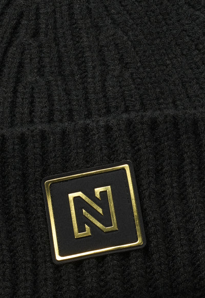 Nikkie Nashville Knitted Beanie in Black
