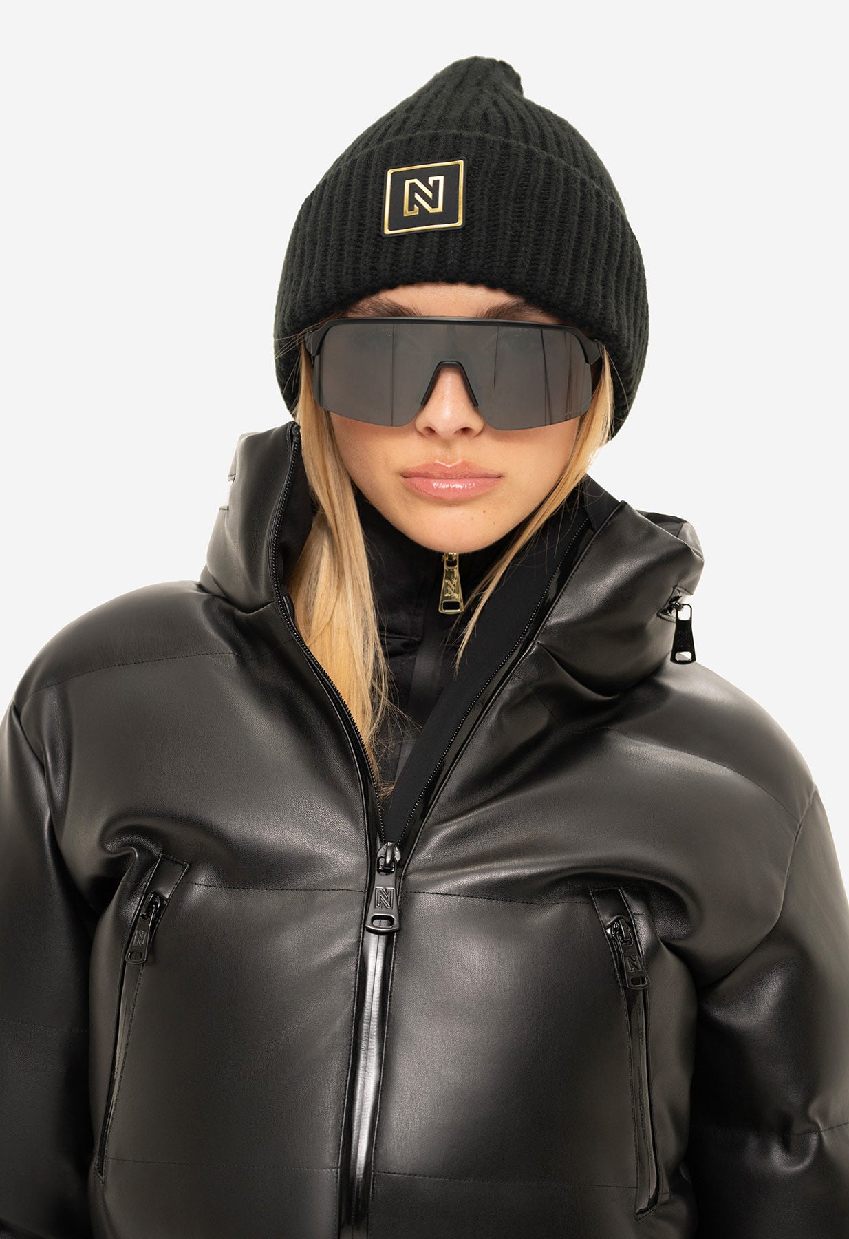 Nikkie Nashville Knitted Beanie in Black