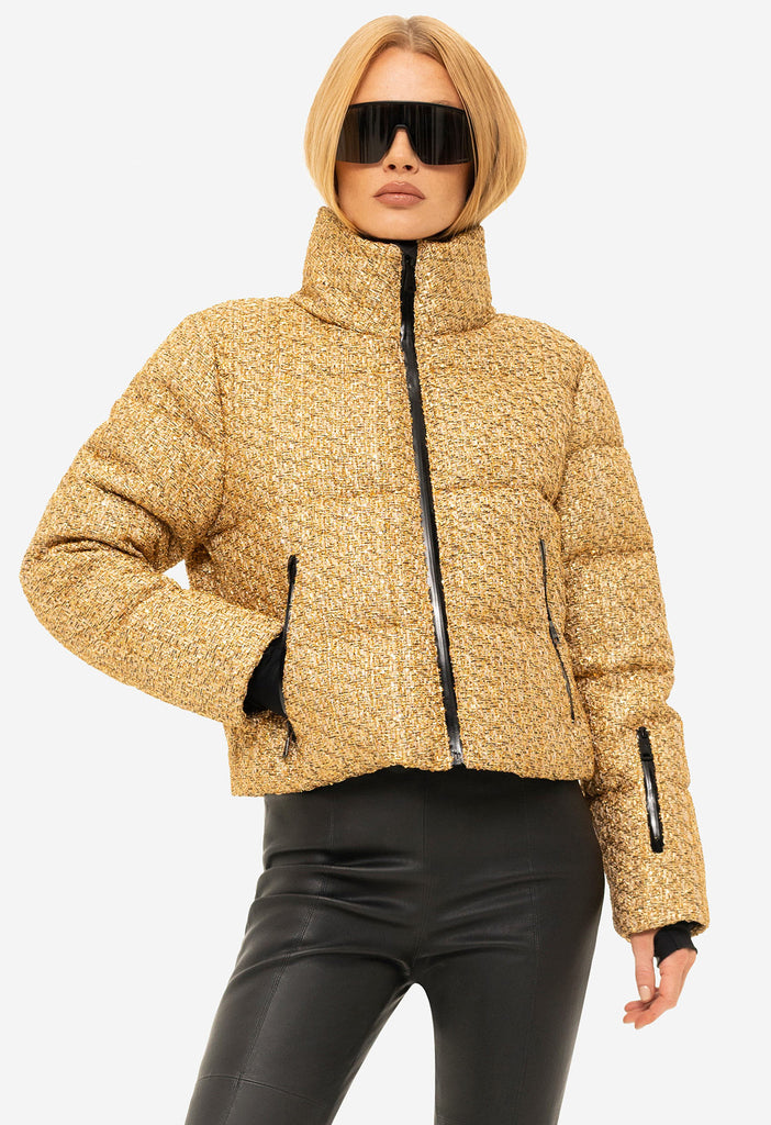 Nikkie Nova Ski Jacket in Gold | Winternational