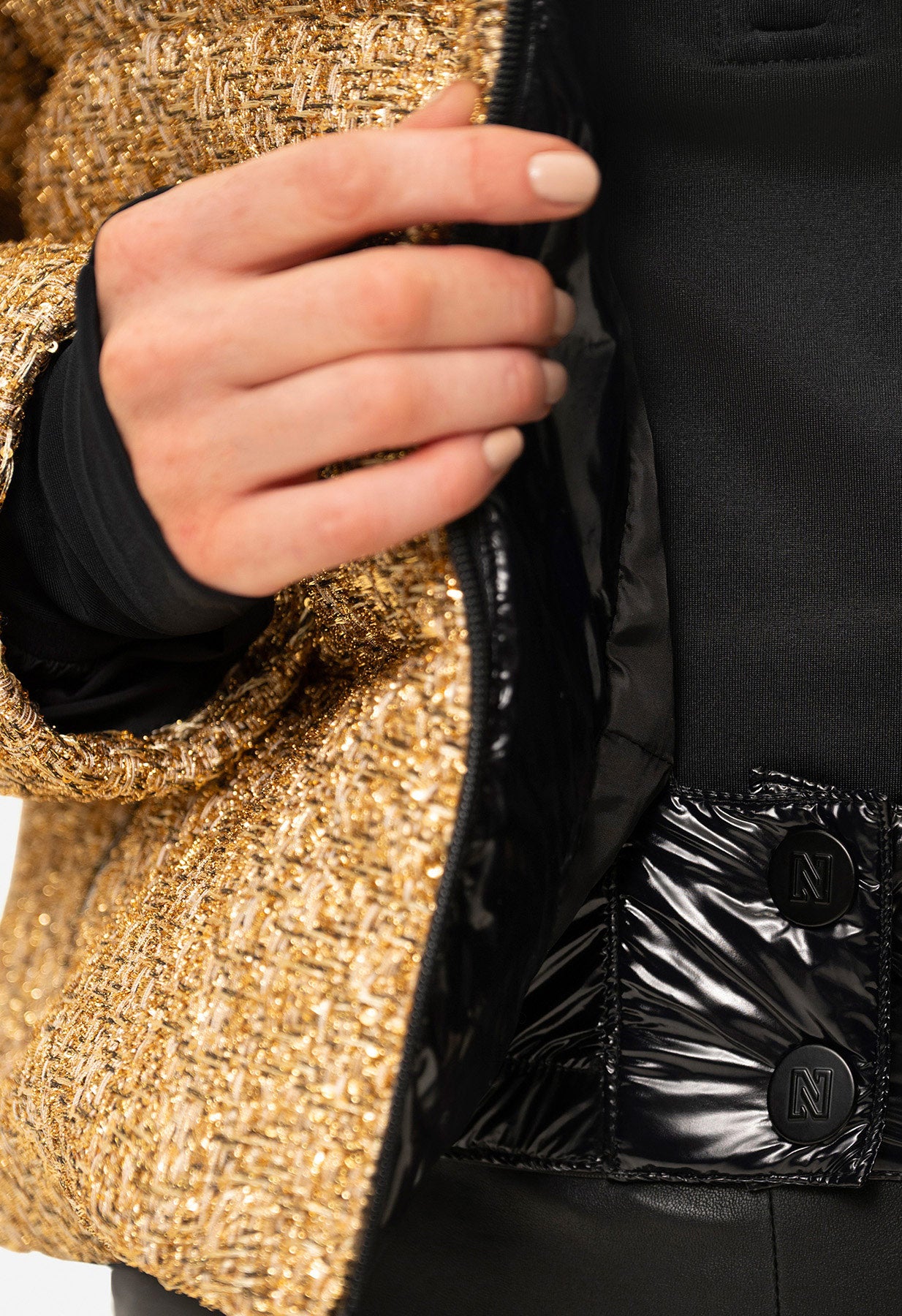 Nikkie Nova Ski Jacket in Gold