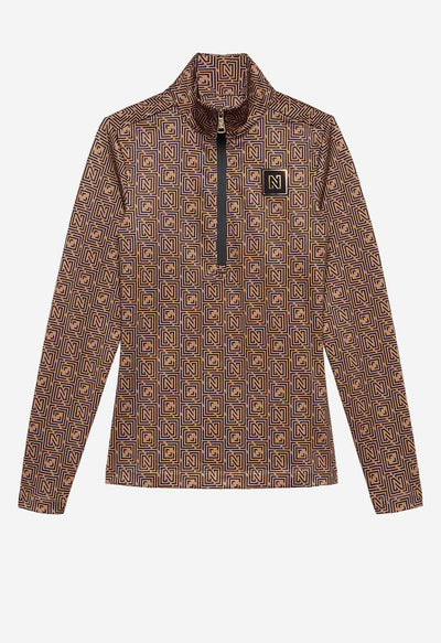 Nikkie Nantes Ski Logo Pully in Camel
