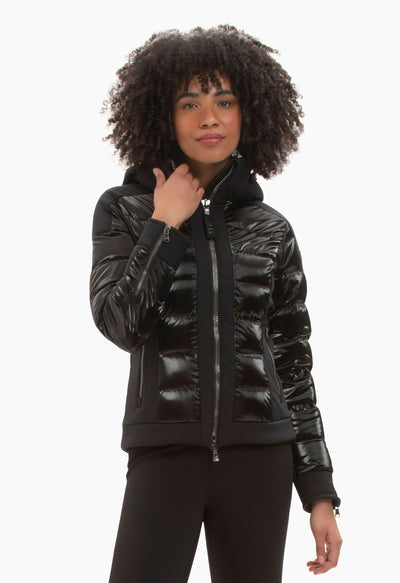 Kelly by Sissy Paris Softshell Ski Jacket in Black