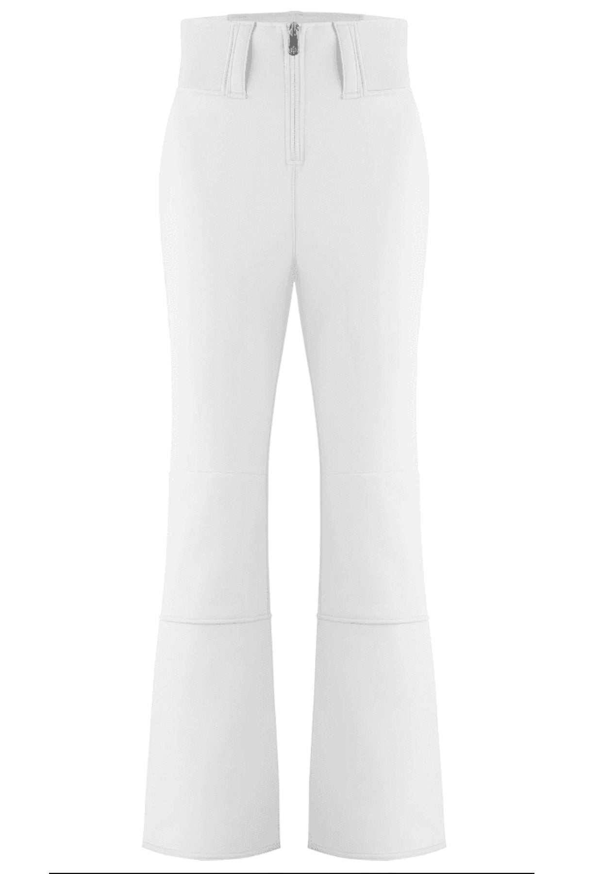 Poivre Blanc Short Softshell Ski Pant in White 1121