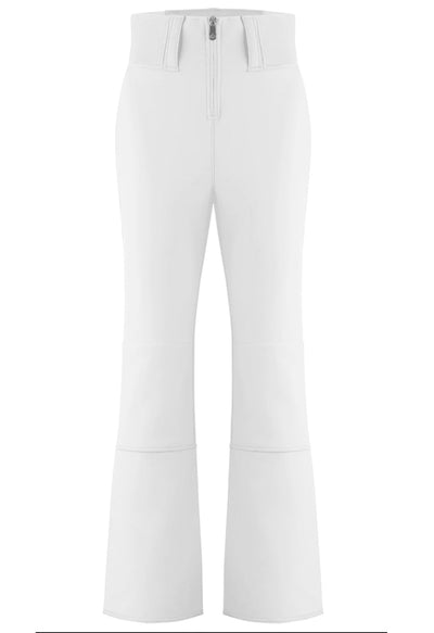 Poivre Blanc Short Softshell Ski Pant in White 1121