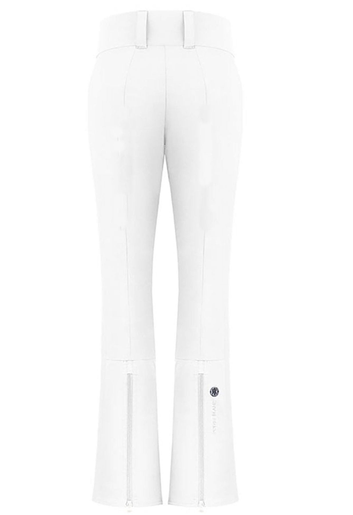 Poivre Blanc Short Softshell Ski Pant in White 1121