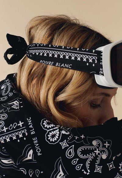 Poivre Blanc Cindy Gilet in Black Paisley