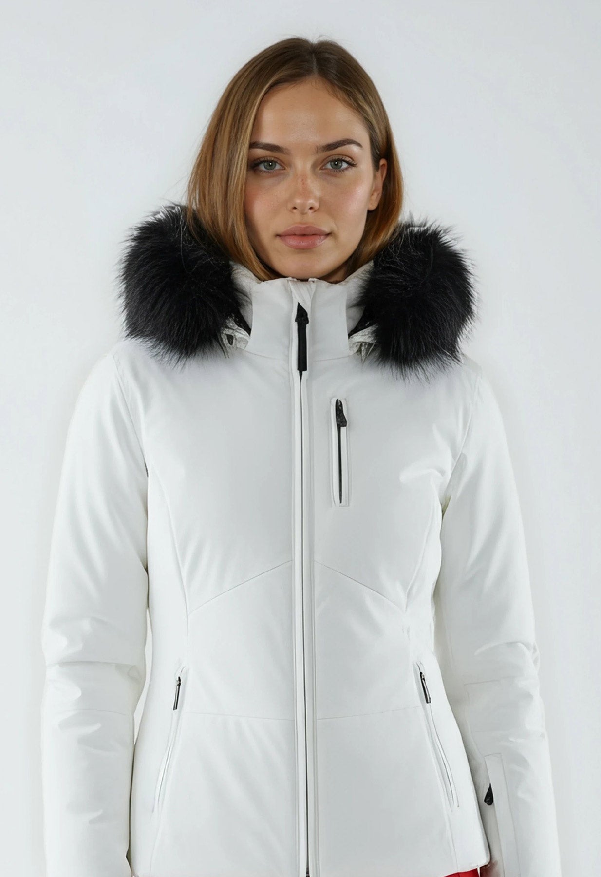 Poivre Blanc Emma 0802 Stretch Ski Jacket in White