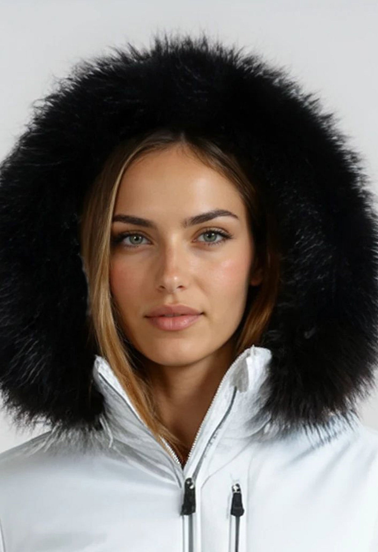 Poivre Blanc Emma 0802 Stretch Ski Jacket in White