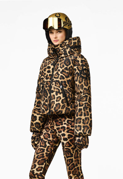 Goldbergh Brave Helmet in Jaguar Print