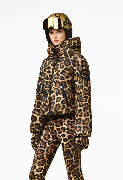 Goldbergh Brave Helmet in Jaguar Print