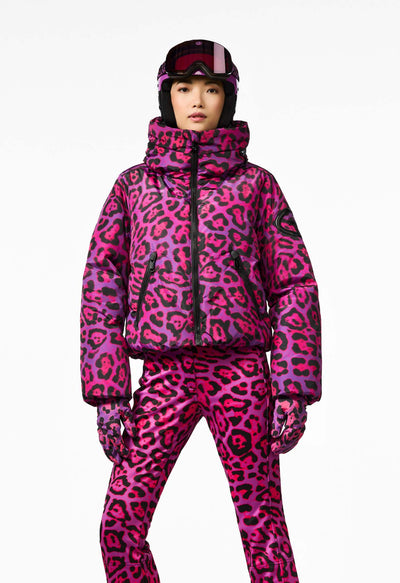 Goldbergh Pantera Down Ski Jacket in Jaguar Carnivale