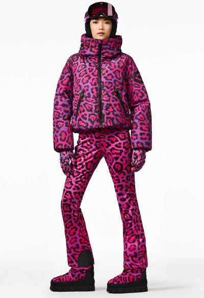 Goldbergh Pantera Down Ski Jacket in Jaguar Carnivale